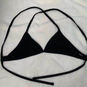 Black Jolyn Triangle Bikini Top